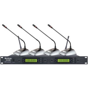 HT-860 UHF活動式無線會議系統主機 (1對4)