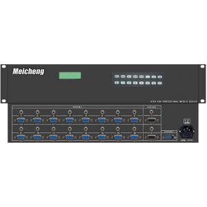 MV-161A. VGA視訊音頻切換器 (3.5Ø立體音頻) (16進1出)
